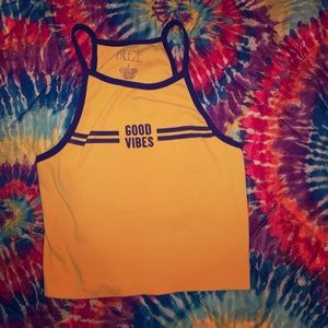 Good vibes crop top